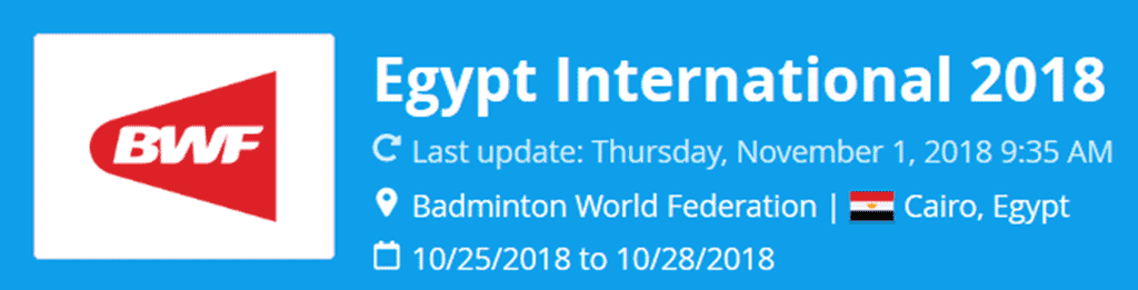 Egypt International 2018 | LAT egypt international 2018 lat