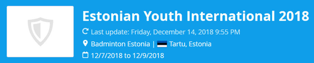 Estonian Youth International 2018 | LAT estonian youth international 2018 lat