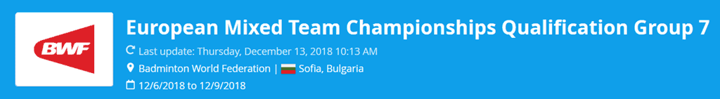 European Mixed Team Championships 2018 | LAT european mixed team championships 2018 lat