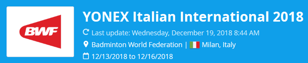 Italian International 2018 | LAT italian international 2018 lat
