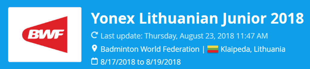 Lithuanian Junior 2018 | LAT lithuanian junior 2018 lat