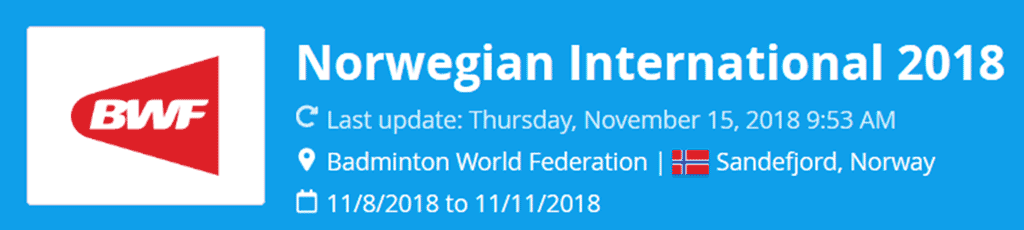 Norwegian International 2018 | LAT norwegian international 2018 lat
