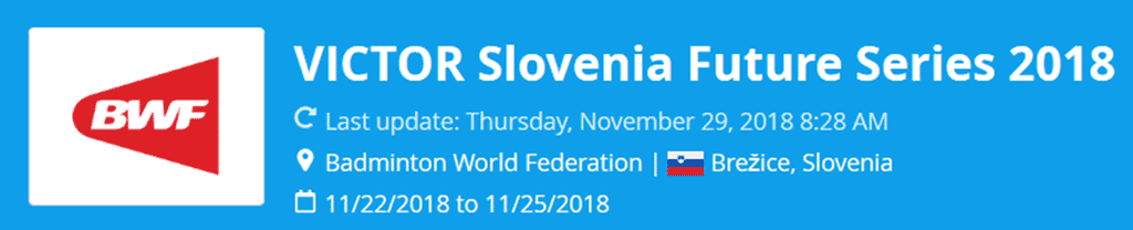 Slovenia Future Series 2018 | LAT slovenia future series 2018 lat
