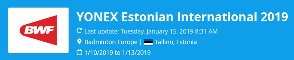 Estonian International 2019 | LAT estonian international 2019 lat