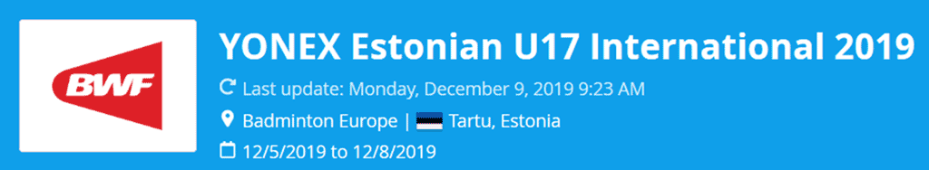 Estonian U17 International 2019 | LAT estonian u17 international 2019 lat