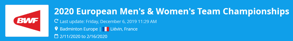 European Men's Team Championships 2020 european men's team championships 2020
