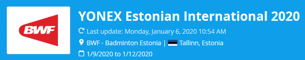 Estonian International 2020 | LAT estonian international 2020 lat