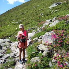 Kāpiens uz Rüsselsheimer Hütte